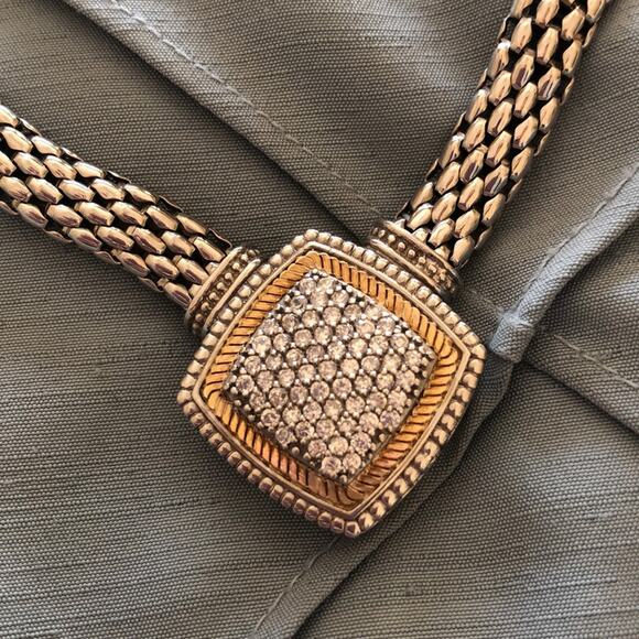 14k Sterling Silver Rope Necklace - Picture 2 of 8